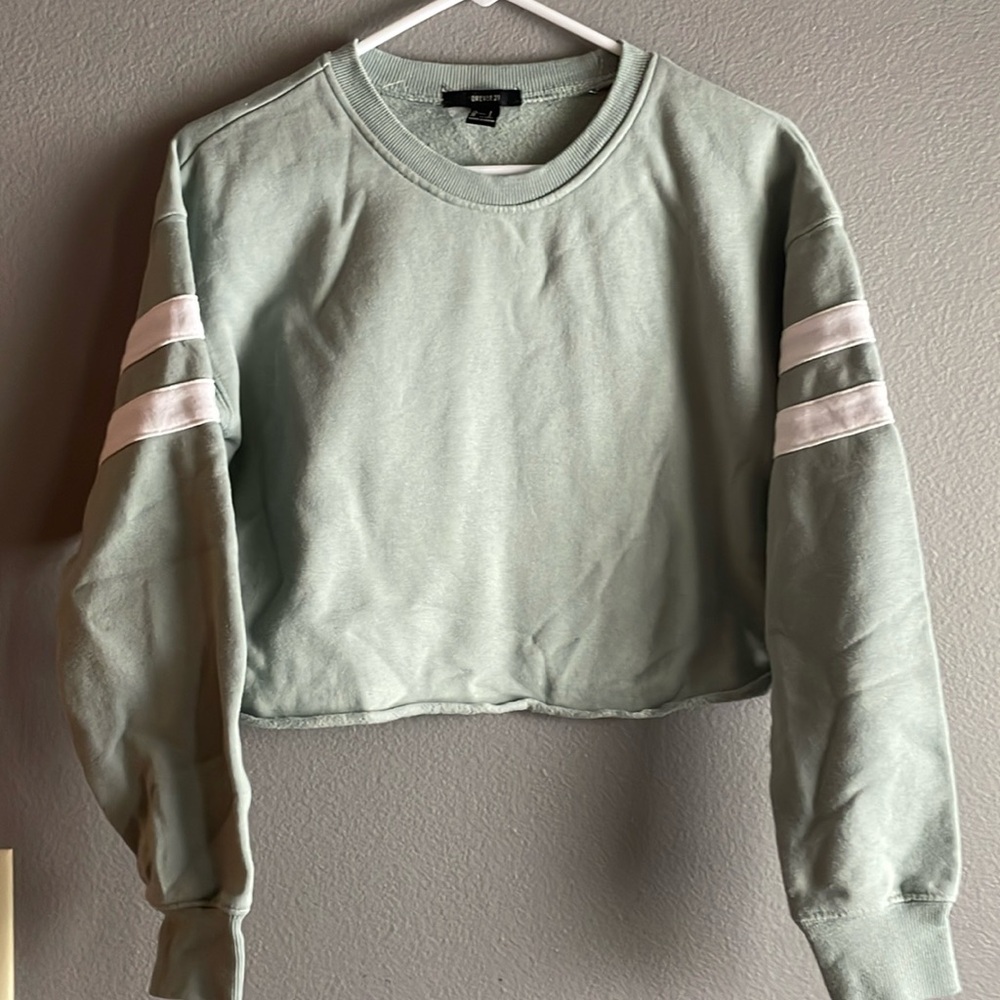 Two Forever 21 cropped sweater bundle